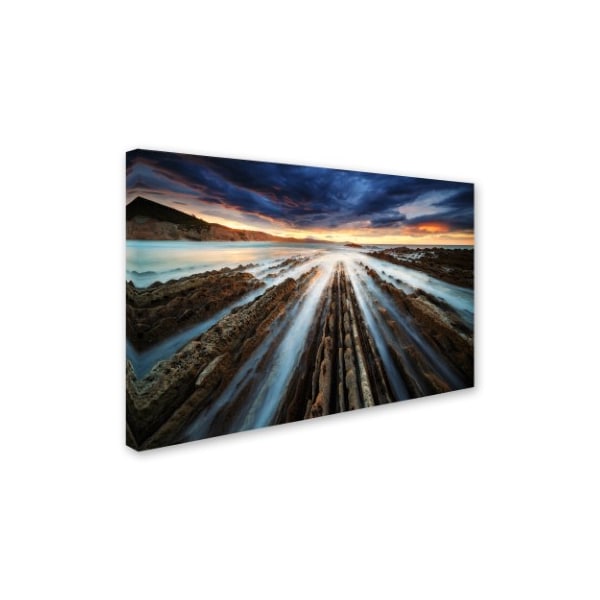 Juan Pablo De 'Zumaia Flysch' Canvas Art,30x47